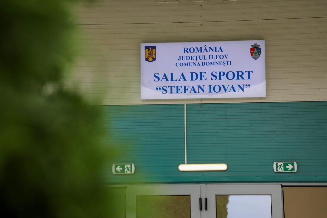 În Domnești (Ilfov) a fost inaugurată prima sală de sport din localitate (P)