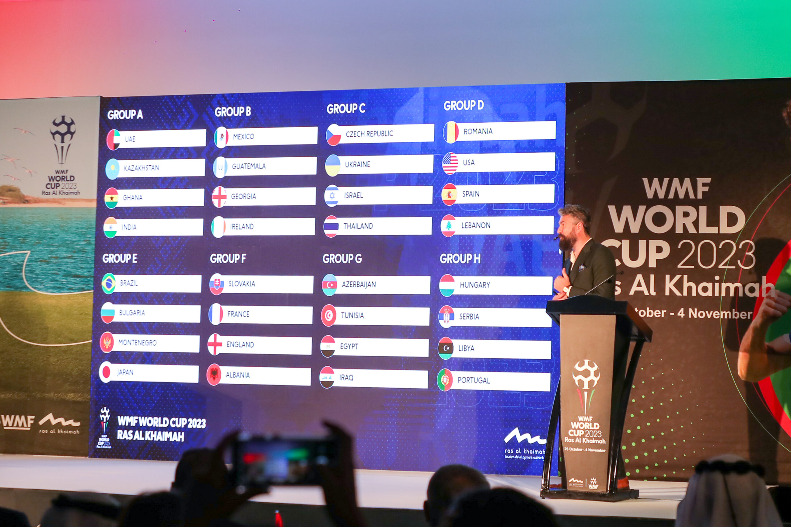 Cupa Mondială de Minifotbal WMF 2023, adversari România