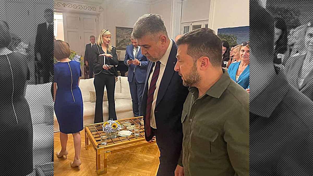 Marcel Ciolacu îi transmite lui Volodimir Zelenski dorința de a participa la reconstrucția Ucrainei