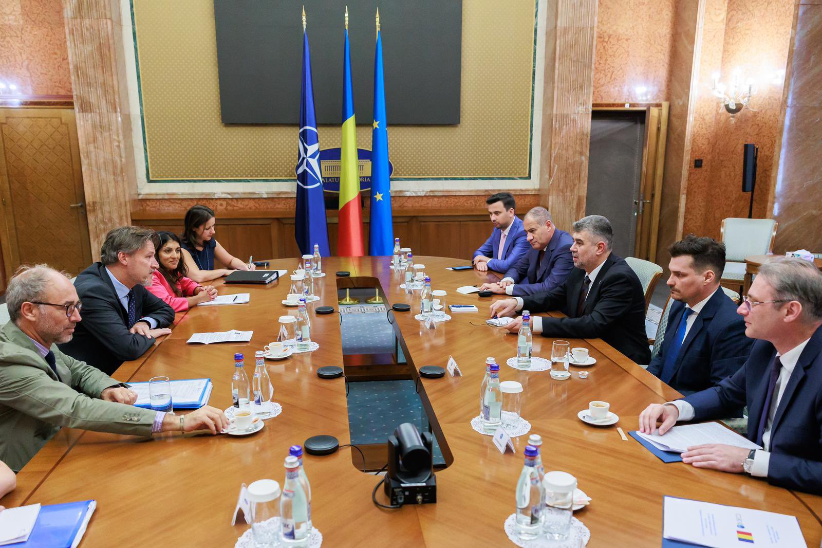 VIDEO | România vrea să adere la OCDE. Marcel Ciolacu s-a întâlnit cu Ulrik Knudsen, secretarul general adjunct al OCDE VIDEO