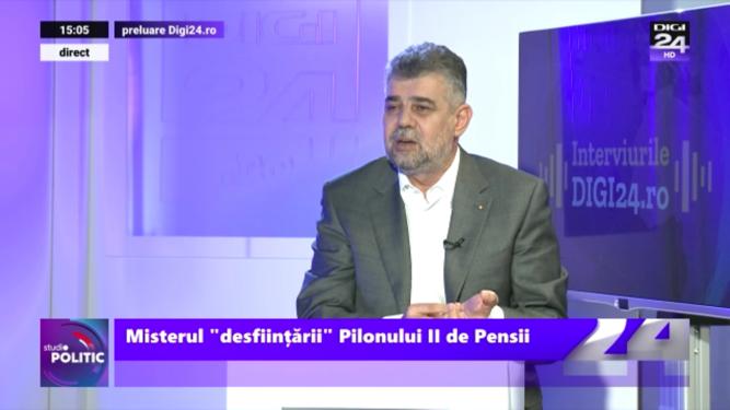 Marcel Ciolacu infirmă discuțiile pe tema Pilonului II de pensii. „A fost o opinie. Nu suntem în Evul Mediu să închid gura oamenilor” Marcel Ciolacu infirmă discuțiile pe tema Pilonului II de pensii. „A fost o opinie. Nu suntem în Evul Mediu să închid gura oamenilor”