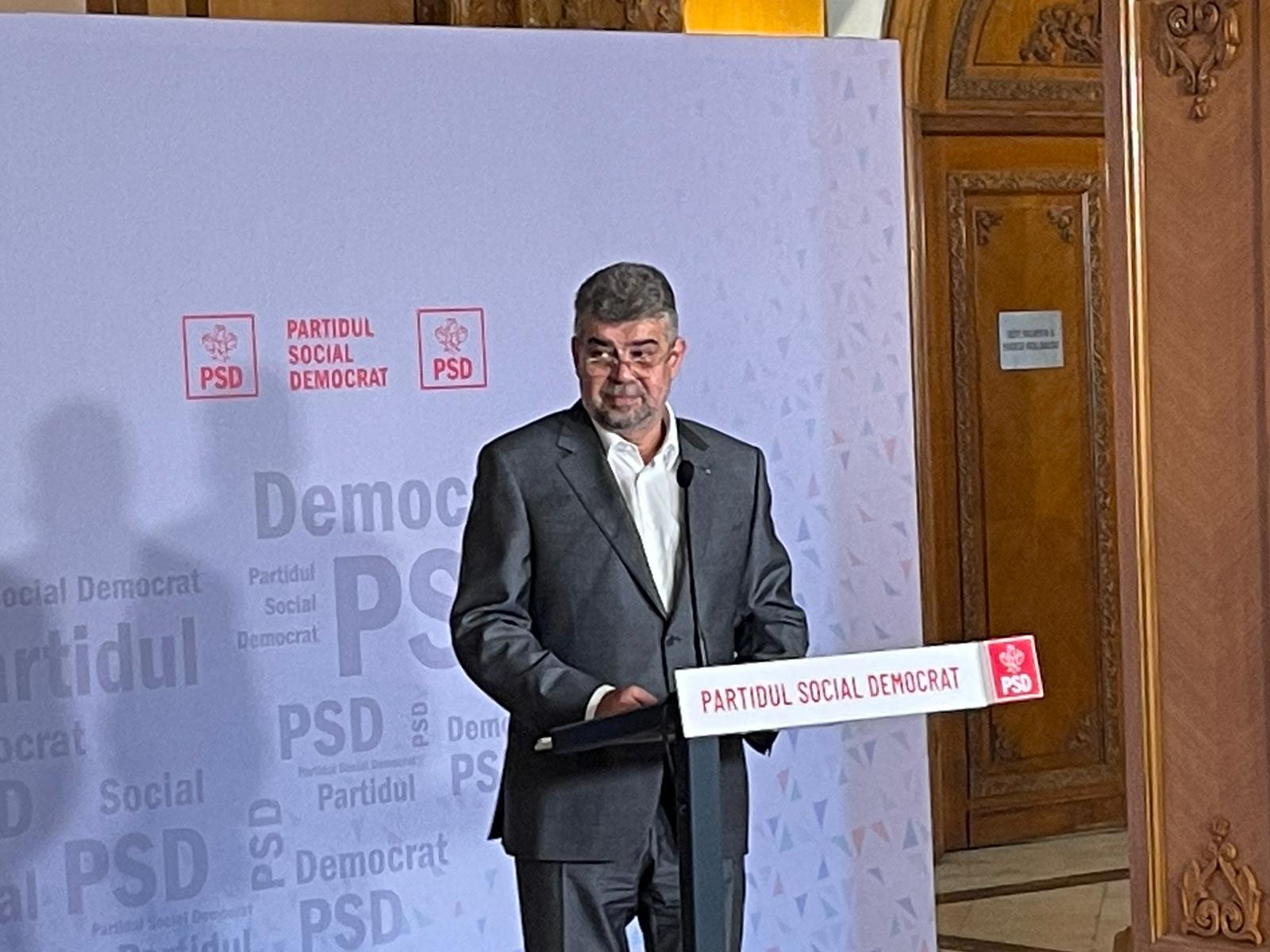 VIDEO | PSD îl suspendă pe primarul din Caracal. Marcel Ciolacu: Nu am văzut niciun președinte de organizație să mai susțină candidatura celor doi VIDEO