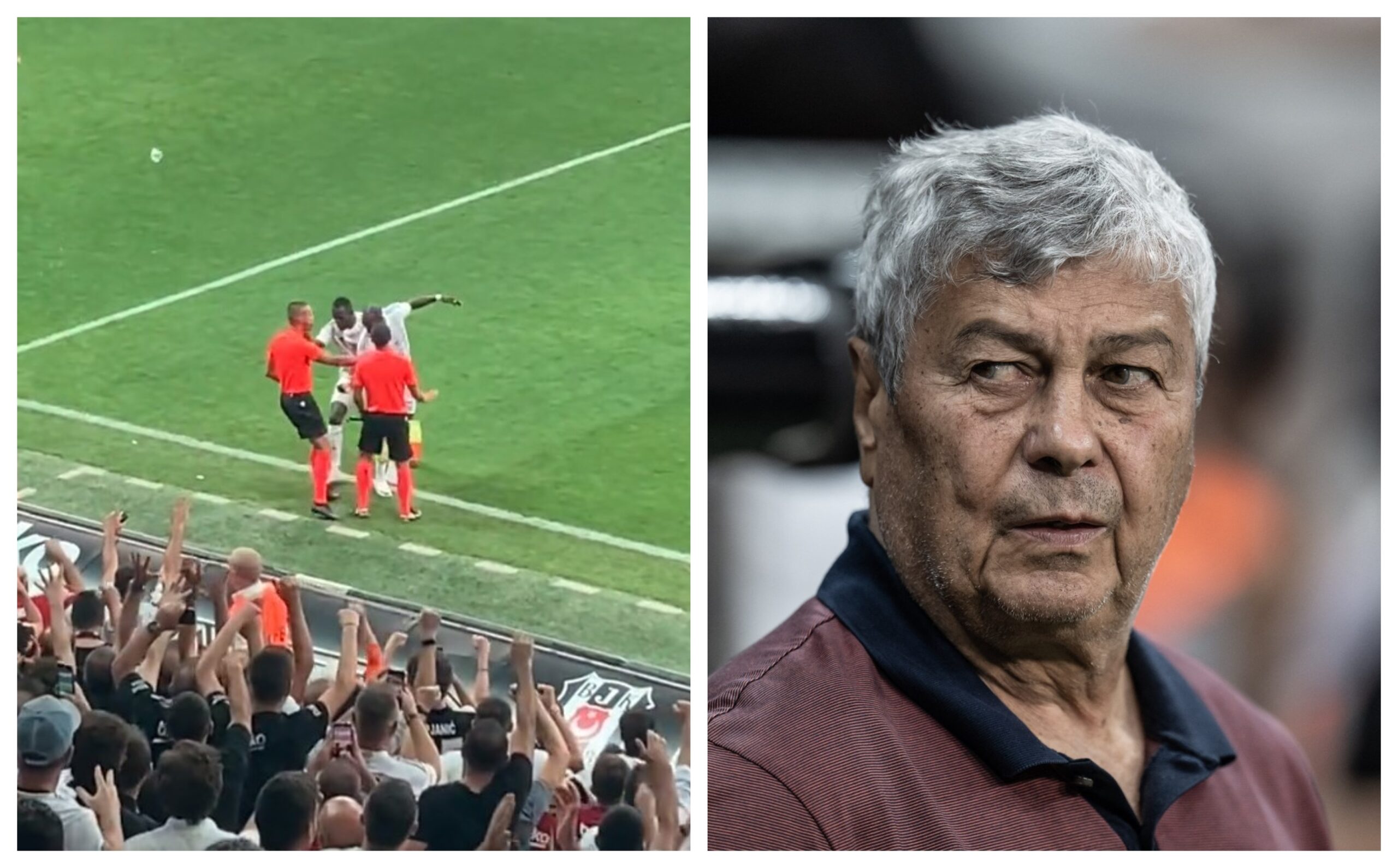 Mircea Lucescu a fost provocat de africanii de la Beșiktaș