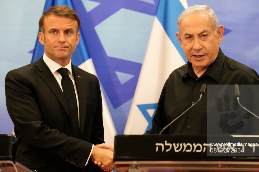 Emmanuel Macron a sosit la Tel Aviv Emmanuel Macron a sosit la Tel Aviv