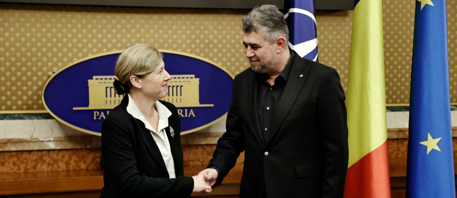 Marcel Ciolacu a vorbit cu oficialul european Věra Jourová despre statul de drept și combaterea dezinformării