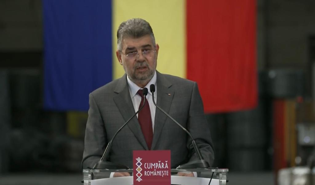 Marcel Ciolacu lansează campania „Cumpără Românește”: „A cumpăra produse autohtone este cel mai autentic gest de patriotism economic” Marcel Ciolacu lansează campania „Cumpără Românește”: „A cumpăra produse autohtone este cel mai autentic gest de patriotism economic”