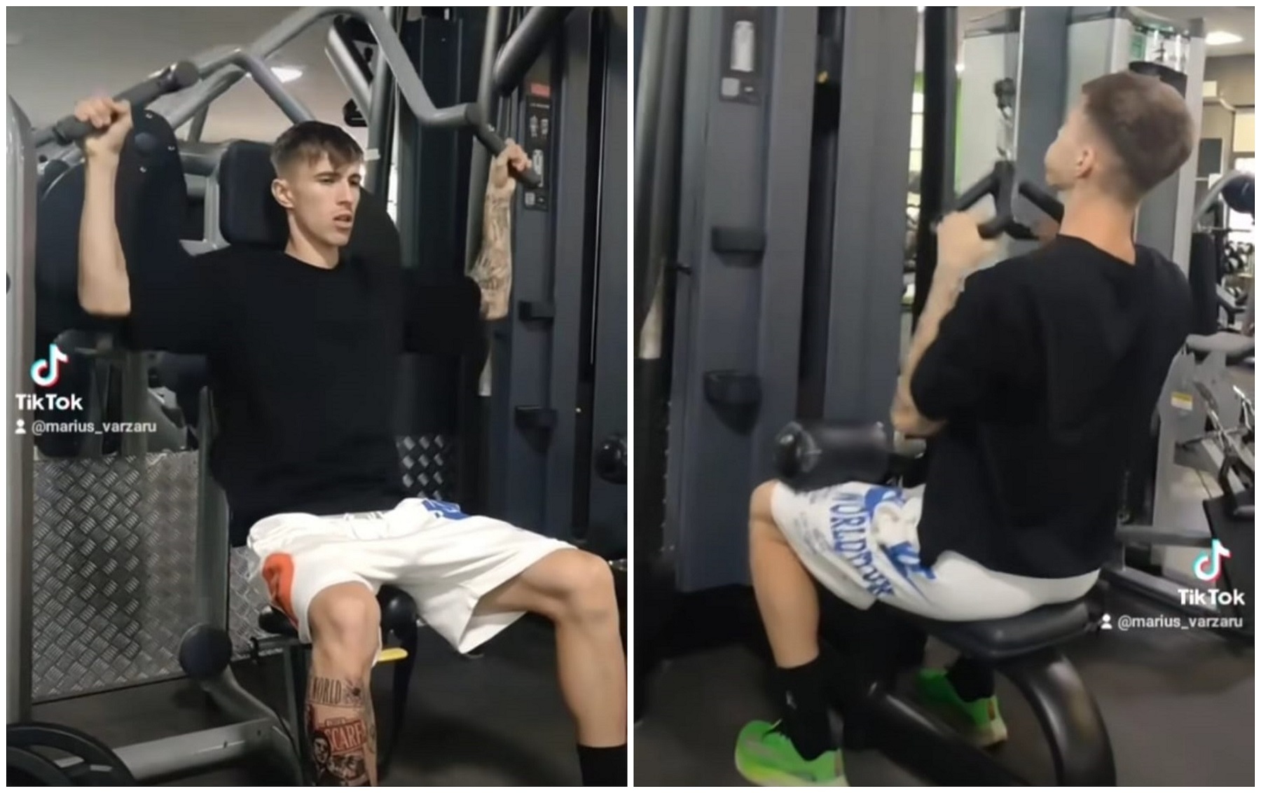 Tavi Popescu trage tare în sala de forță pentru a fi precum Cristiano Ronaldo. VIDEO