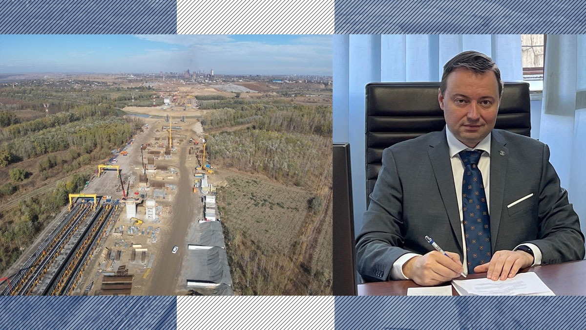 Șeful CNAIR Cristian Pistol a verificat lucrările la Drumul Expres Brăila-Galați/ Constructorul a ajuns la un stadiu fizic de aproximativ 78%
