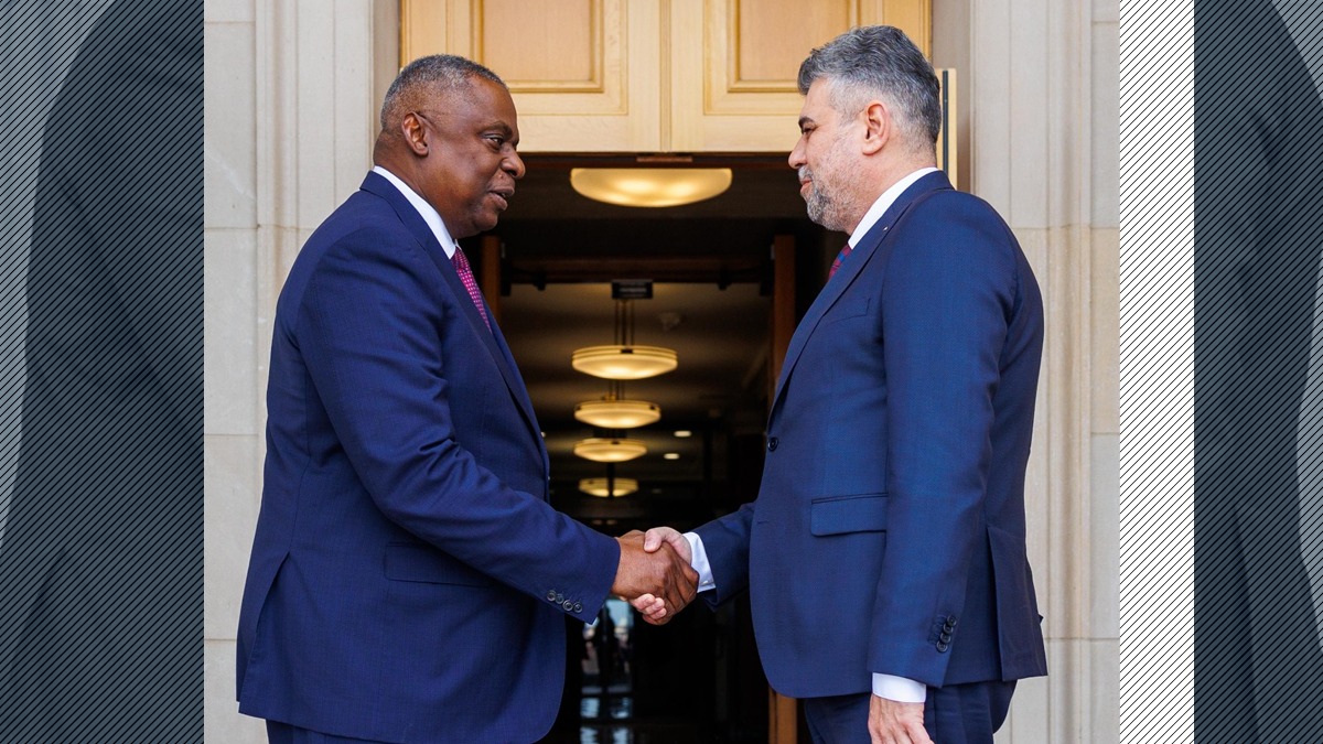 Marcel Ciolacu a discutat cu secretarul Apărării, Lloyd Austin / „România se află în prima linie a democrației”