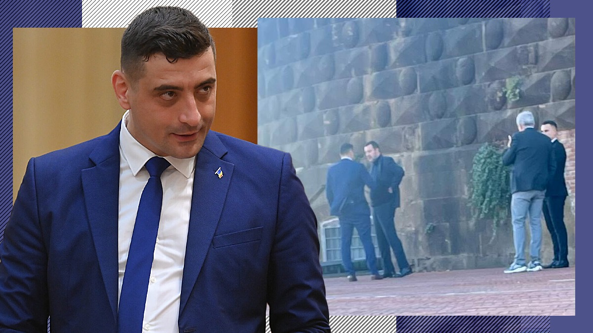 EXCLUSIV FOTO | Reuniune de gradul zero la Florența! Cu cine s-a întâlnit în secret liderul AUR, George Simion