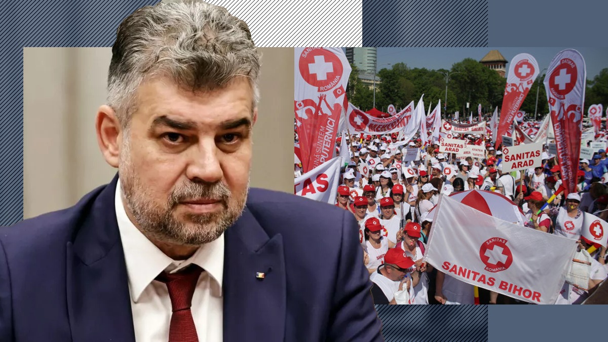Solidaritatea Sanitară și Sanitas strâng semnături pentru greva generală / Premierul Ciolacu trimite echipa guvernamentală