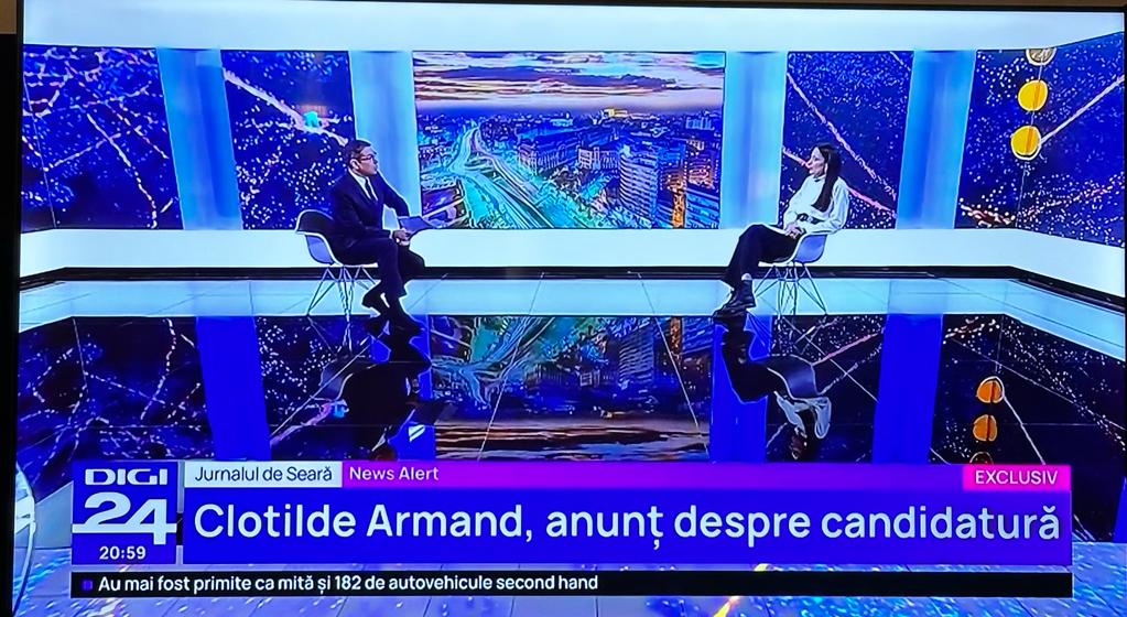 Clotilde Armand a anunțat că va candida la Primăria Sectorului 1 din partea USR și a altor formațiuni de dreapta/De ce îl susține pe Nicușor Dan Clotilde Armand a anunțat că va candida la Primăria Sectorului 1 din partea USR și a altor formațiuni de dreapta/De ce îl susține pe Nicușor Dan