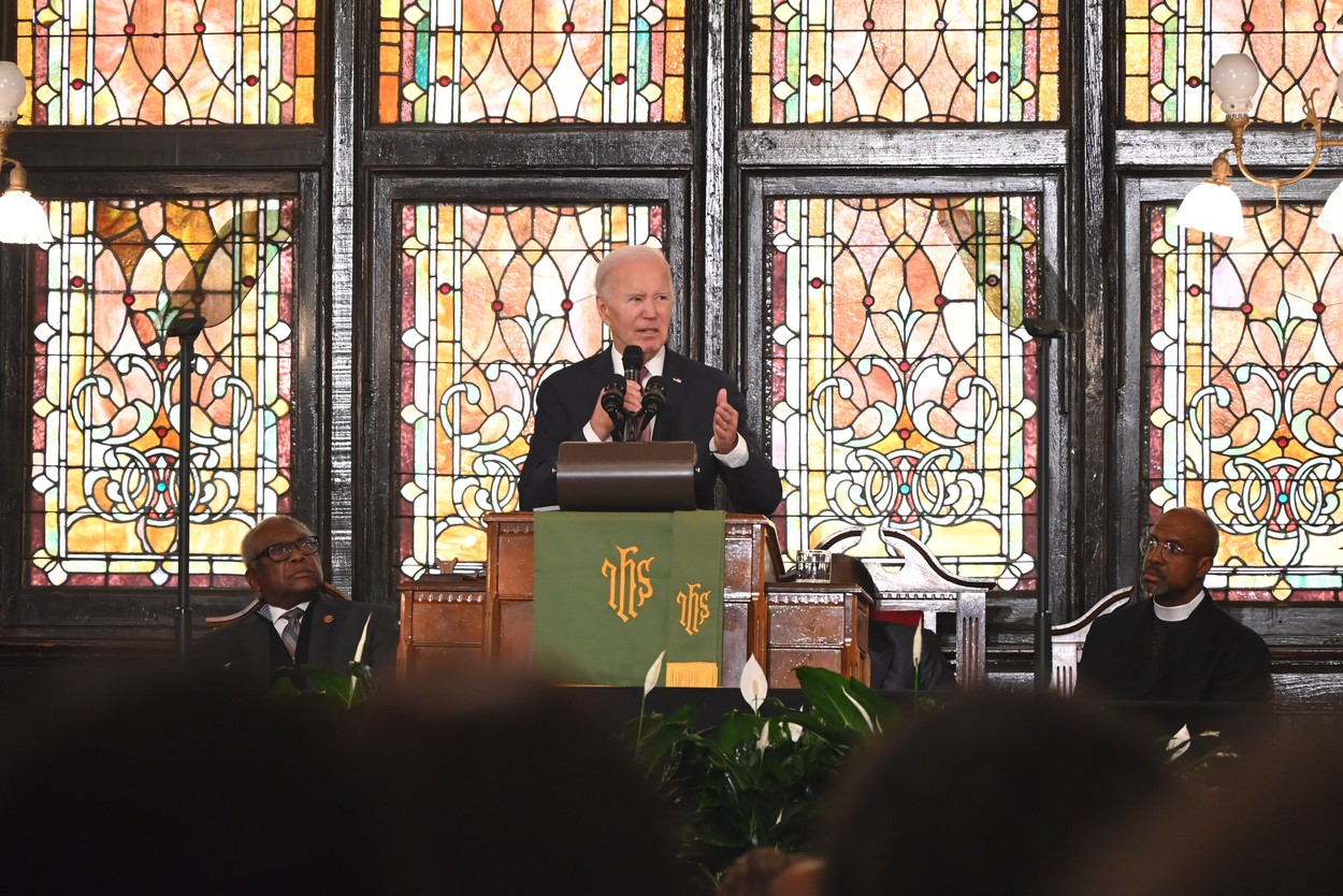 Joe Biden, întrerupt de protestatari pro-palestinieni în timp ce rostea un discurs electoral