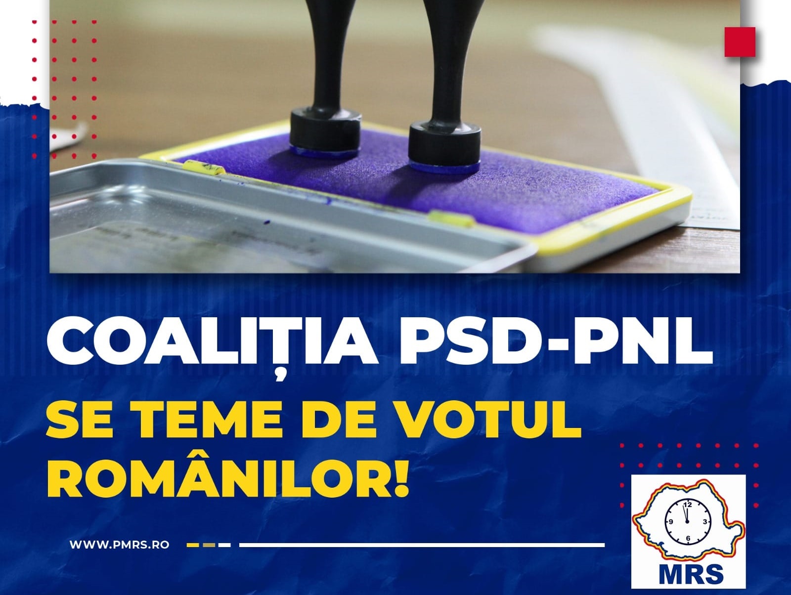 Partidul Mişcarea România Suverană se opune organizării alegerilor locale în aceeași zi cu alegerile parlamentare
