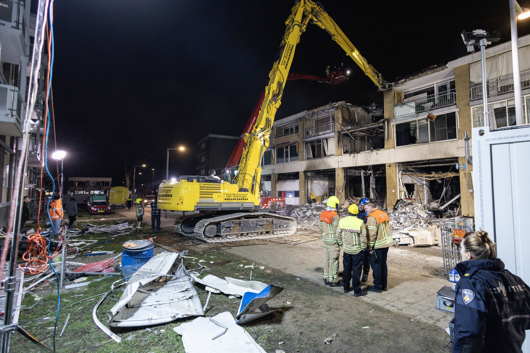 EXPLOZIE puternică într-un garaj subteran din Rotterdam EXPLOZIE puternică într-un garaj subteran din Rotterdam