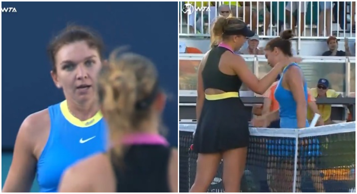 Gest uimitor făcut de Paula Badosa în momentul în care s-a întâlnit cu Simona Halep la fileu