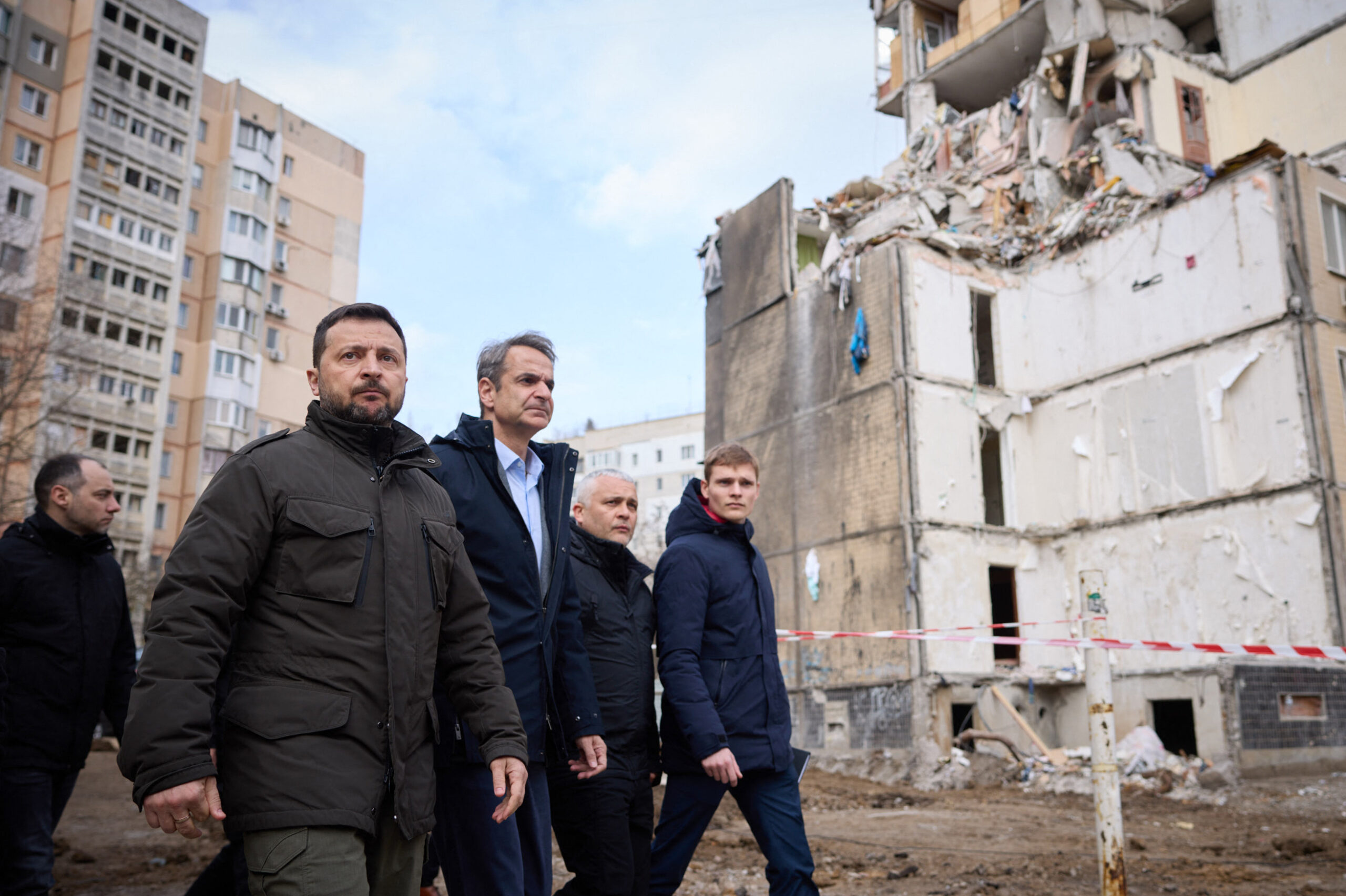Atac rusesc cu drone lângă locul în care se aflau președintele Ucrainei și premierul Greciei