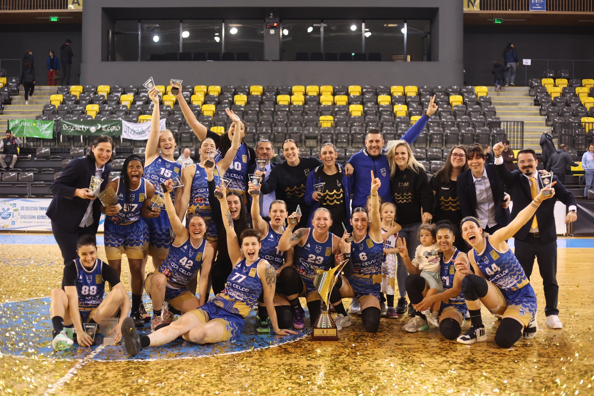 Primul trofeu din istorie pentru CSM Constanța la baschet feminin Primul trofeu din istorie pentru CSM Constanța la baschet feminin