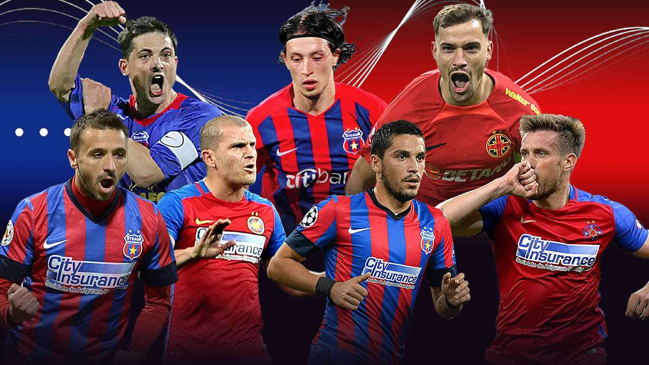 Votează cei mai buni mijlocași FCSB all-time! Tu faci echipa ideală!