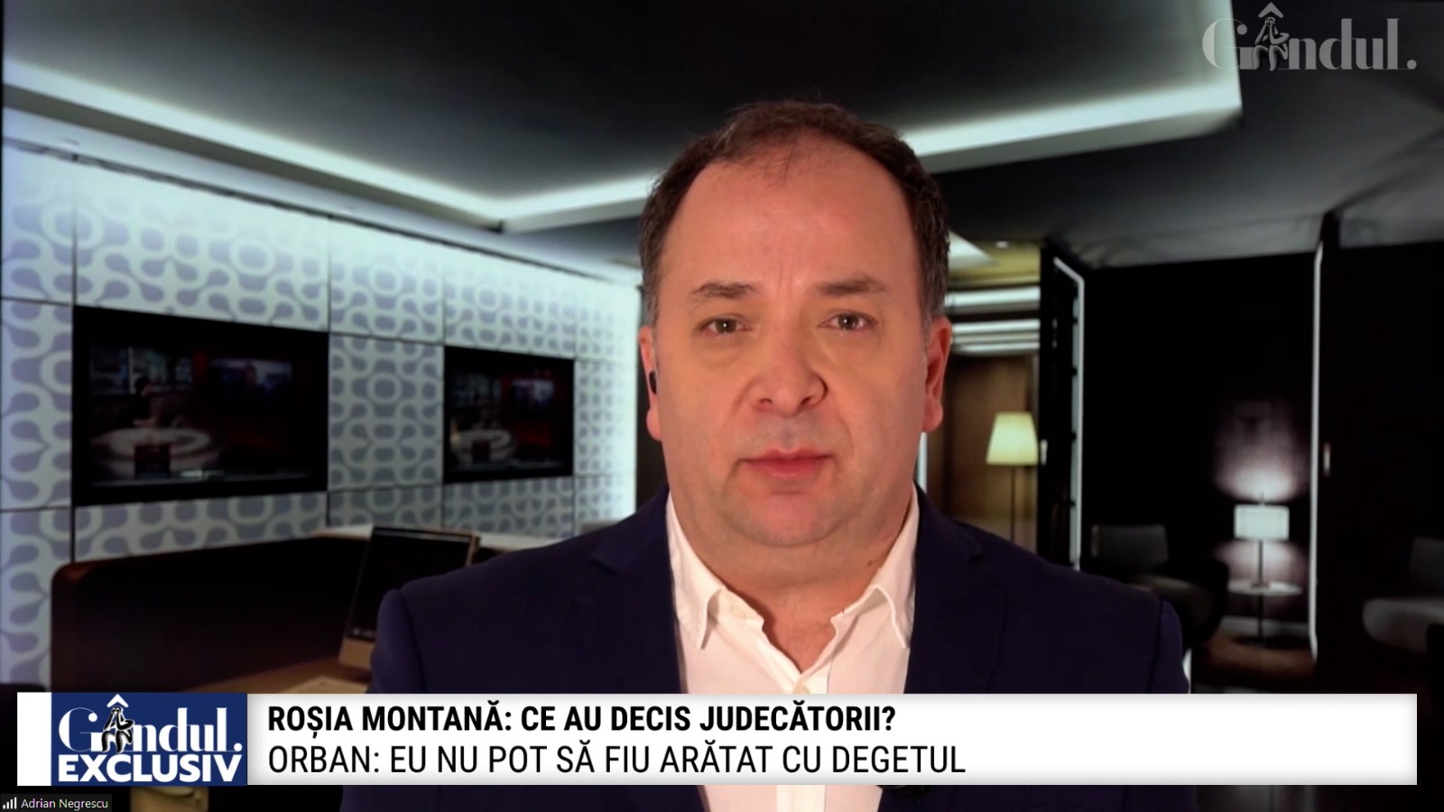 „Sper să scăpăm doar cu 2 miliarde de euro, în rate, în cazul Roșia Montană”.