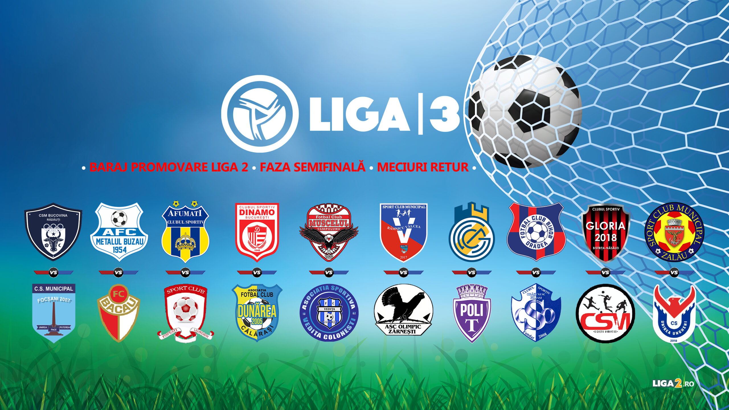 Meciurile retur din faza semifinală a barajului de promovare în Liga 2