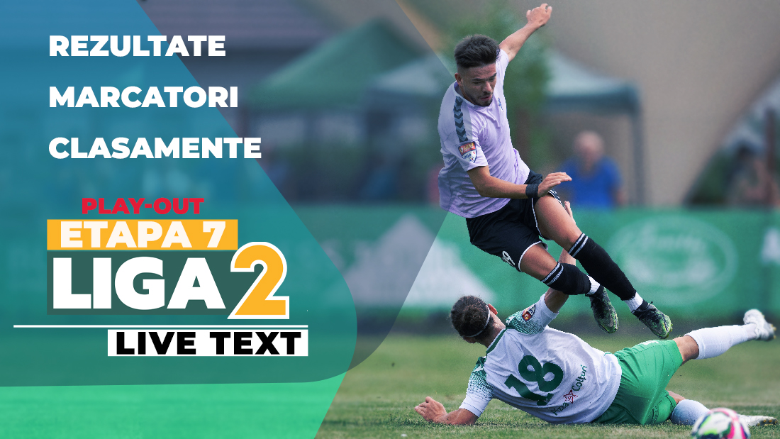 Meciuri și rezultate etapa 7 play-out Liga 2 Meciuri și rezultate etapa 7 play-out Liga 2