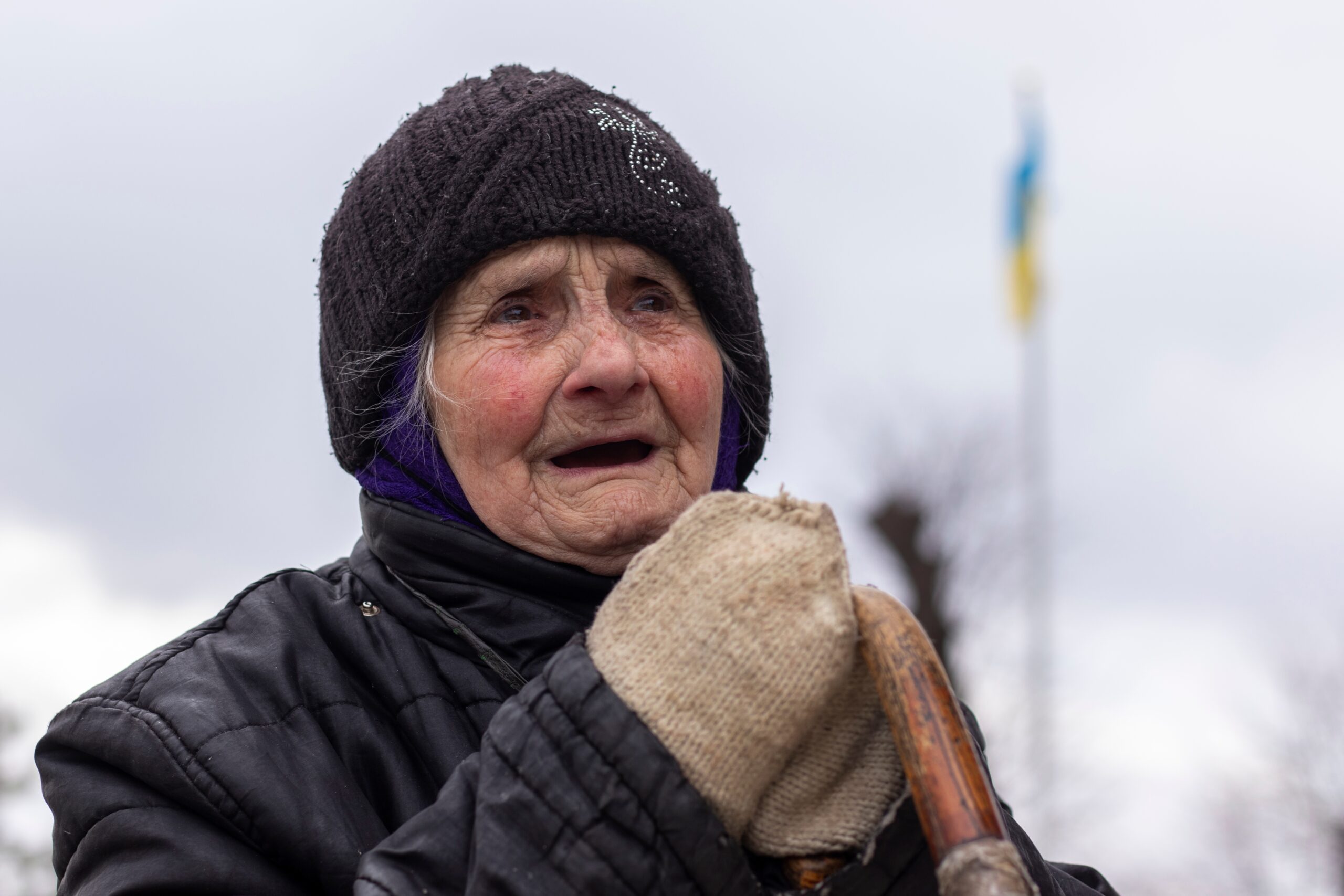 O ucraineancă de 98 ani a parcurs 10 km în bătaia gloanțelor