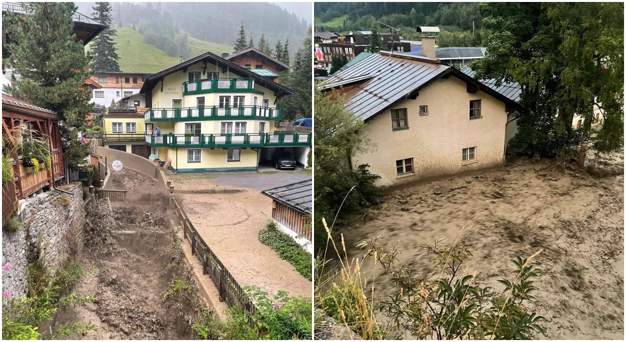 Austria, inundată de ploi torențiale!/Peste 450 de apeluri la „Urgență” numai în capitala Viena! Austria, inundată de ploi torențiale!/Peste 450 de apeluri la „Urgență” numai în capitala Viena!