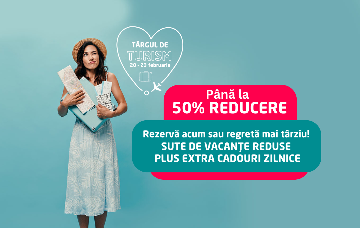 Târgul de Turism Online a început! Profită de reduceri