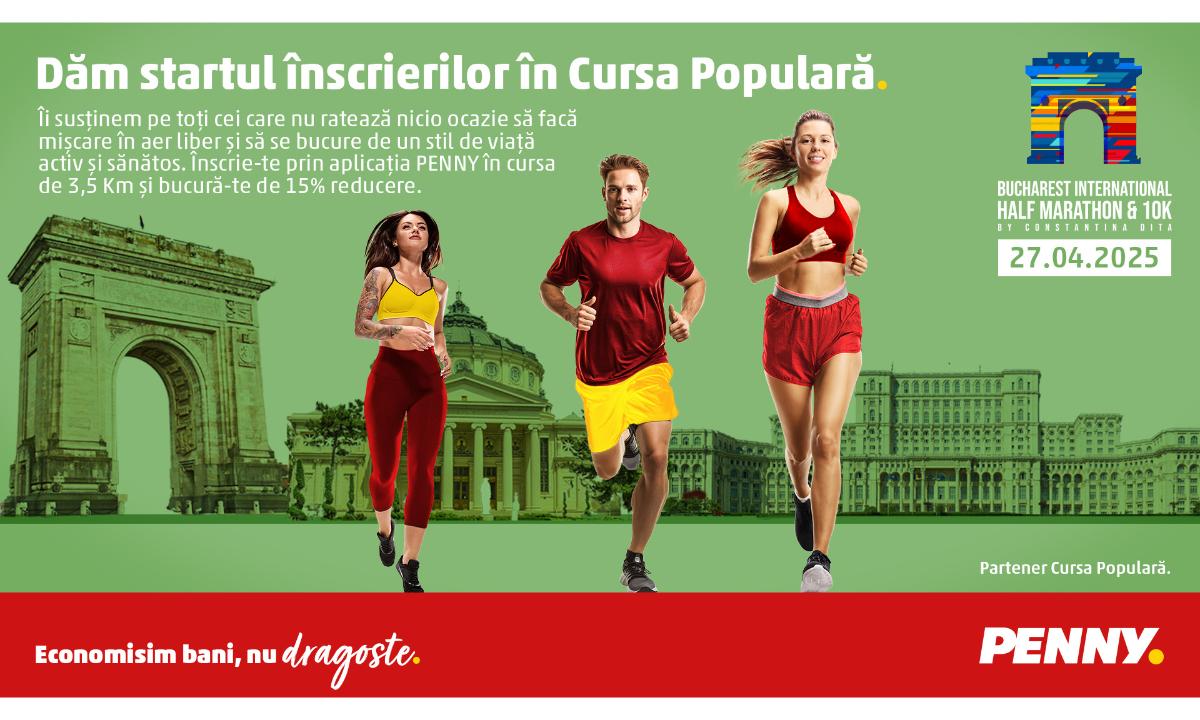 PENNY te invită la Cursa Populară 3.5K – Bucharest International Half Marathon by Constantina Diță