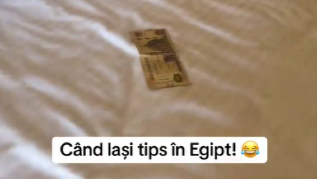 Ce a găsit o româncă într-o cameră de hotel din Egipt, după ce a lăsat bacșișul pe pat Ce a găsit o româncă într-o cameră de hotel din Egipt, după ce a lăsat bacșișul pe pat