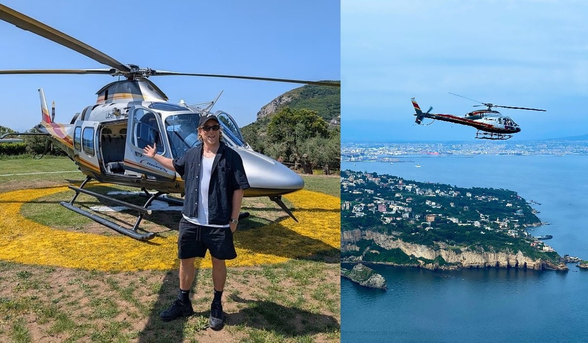 Cât costă să vezi Coasta Amalfi ca vedetele de la Hollywood, zbor cu elicopterul Uber: „O adevărată afacere”