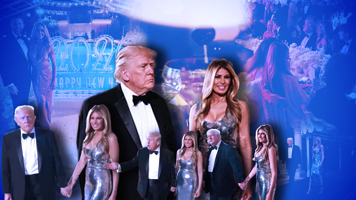 Trump și aliații săi MAGA au petrecut la Mar-a-Lago de Anul Nou. Netanyahu, invitatul surpriză. Ținuta spectaculoasă a primei doamne Trump și aliații săi MAGA au petrecut la Mar-a-Lago de Anul Nou. Netanyahu, invitatul surpriză. Ținuta spectaculoasă a primei doamne
