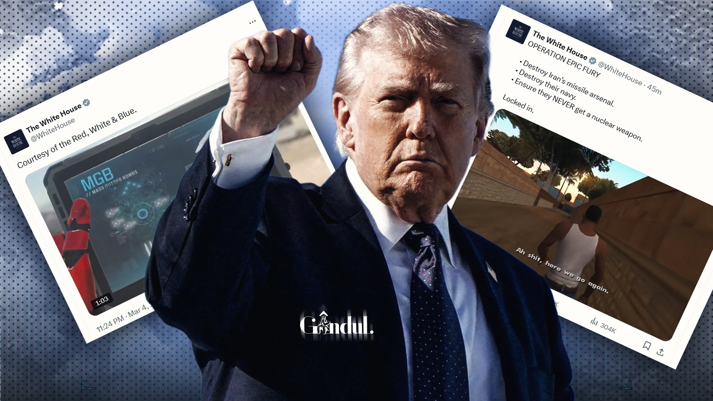 Casa Albă a publicat un alt videoclip cu atacuri aeriene din Iran care include o scenă dintr-un joc video popular